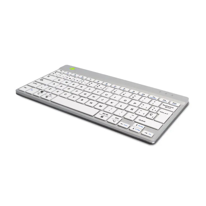 Клавиатура R-Go RGOCOESWLWH Бял Испанска Qwerty