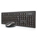 Клавиатура с мишка A4 Tech 7100N Qwerty UK Черен Монохромов