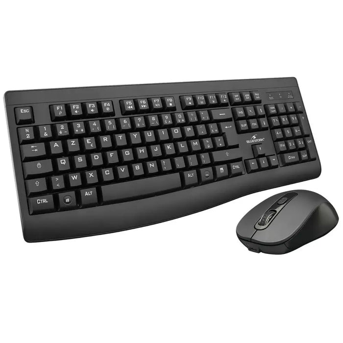 Клавиатура с мишка Bluestork Clavier Souris Sans Fil Черен