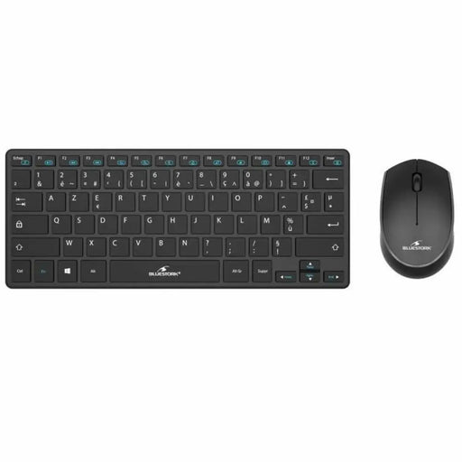 Клавиатура с мишка Bluestork Sans fil Ultra compact Черен