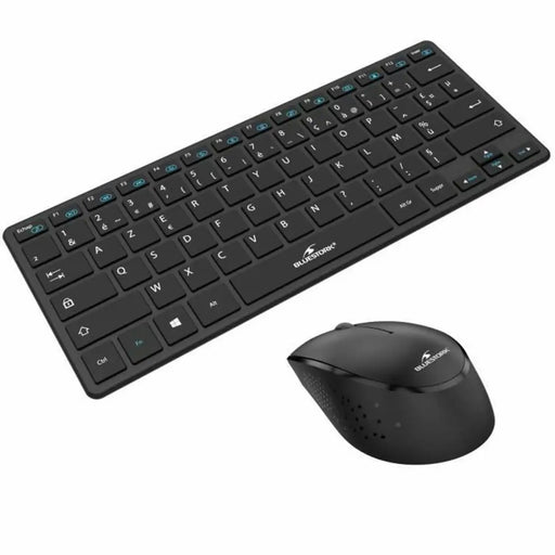 Клавиатура с мишка Bluestork Sans fil Ultra compact Черен