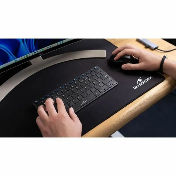 Клавиатура с мишка Bluestork Sans fil Ultra compact Черен