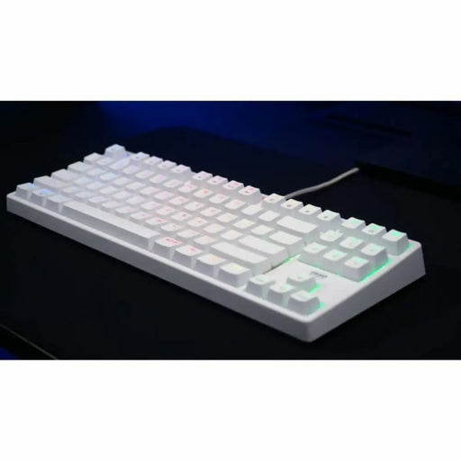 Клавиатура с мишка Cherry Бял AZERTY