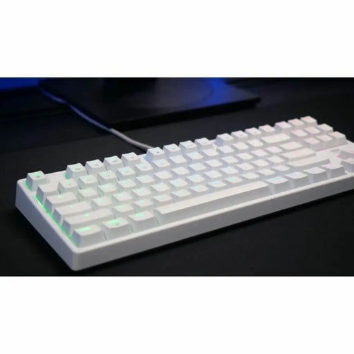 Клавиатура с мишка Cherry Бял AZERTY
