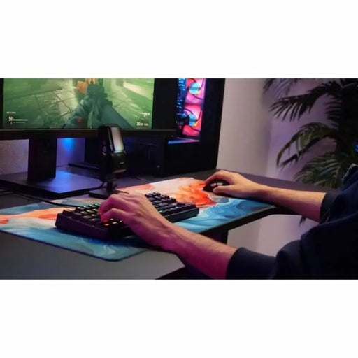 Клавиатура с мишка Cherry Черен AZERTY