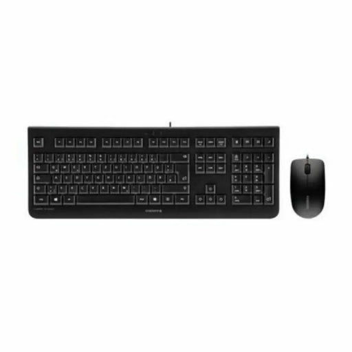 Клавиатура с мишка Cherry JD 0800ES 2 Черен Испанска Qwerty