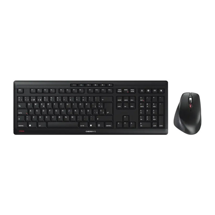 Клавиатура с мишка Cherry JD-8550ES-2 Черен испански QWERTY