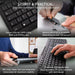 Клавиатура с мишка Cherry JD-8550ES-2 Черен испански QWERTY