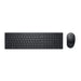 Клавиатура с мишка Dell KM5221WBKB SPN Черен Испанска Qwerty
