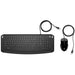 Клавиатура с мишка HP 9DF28AA#ABE Черен Испанска Qwerty