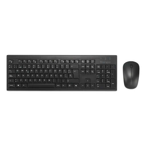 Клавиатура с мишка Kensington K75560ES Черен испански QWERTY