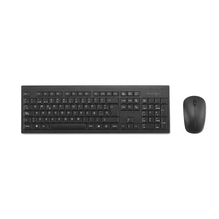 Клавиатура с мишка Kensington K75562ES Черен испански QWERTY