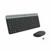 Клавиатура с мишка Logitech 920-009198 Черен Стомана