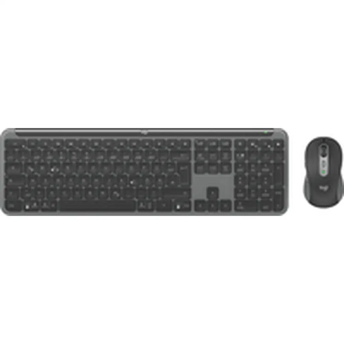 Клавиатура с мишка Logitech 920-012504 Графит немски QWERTZ