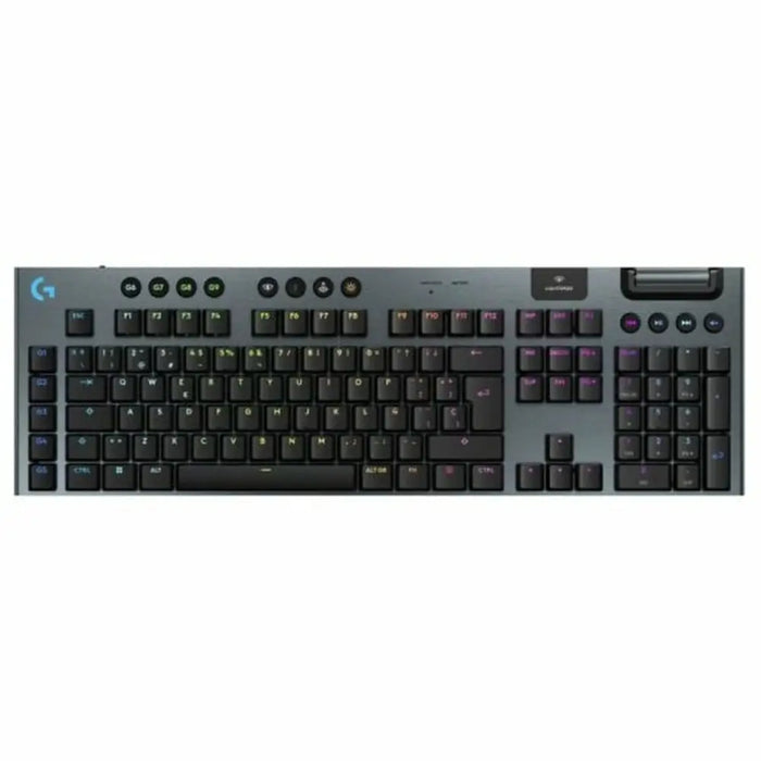 Клавиатура с мишка Logitech 920-012677 Черен Испанска