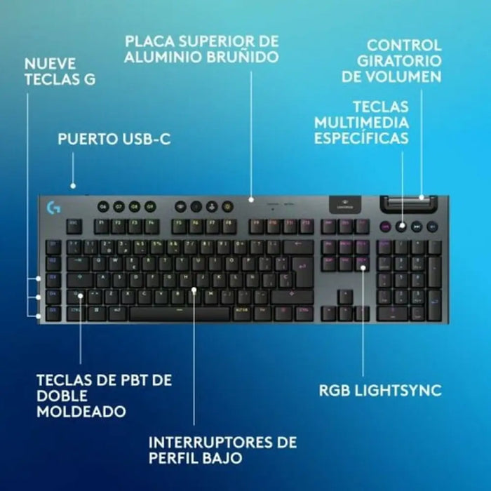 Клавиатура с мишка Logitech 920-012677 Черен Испанска
