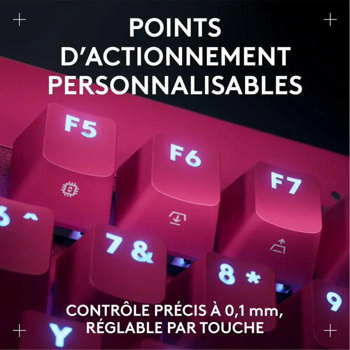 Клавиатура с мишка Logitech 920-013249 Розов Azerty френски