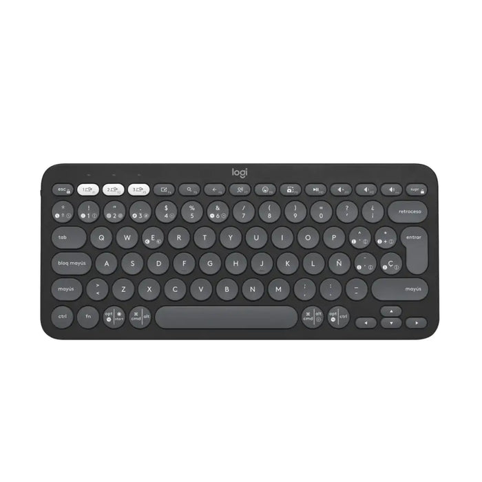 Клавиатура с мишка Logitech K380S Графит Испанска Qwerty