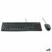 Клавиатура с мишка Logitech MK120 Черен Испанска Qwerty (10
