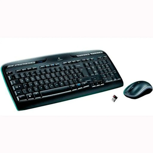 Клавиатура с мишка Logitech MK330 Черен Испанска Qwerty (4