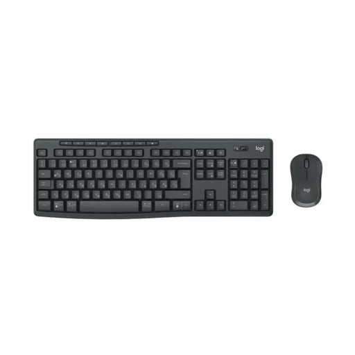 Клавиатура с мишка Logitech MK370 Графит Qwerty португалски