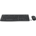 Клавиатура с мишка Logitech MK370 Сив Графит Испанска Qwerty