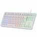 Клавиатура с мишка Mars Gaming MCPRGB3WES Бял