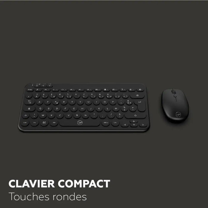 Клавиатура с мишка Mobility Lab CP420W Mini Черен AZERTY