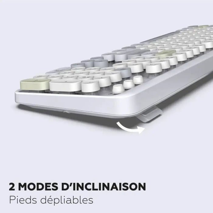 Клавиатура с мишка Mobility Lab Modelo ergonómico Сив AZERTY