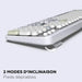 Клавиатура с мишка Mobility Lab Modelo ergonómico Сив AZERTY