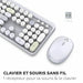 Клавиатура с мишка Mobility Lab Modelo ergonómico Сив AZERTY