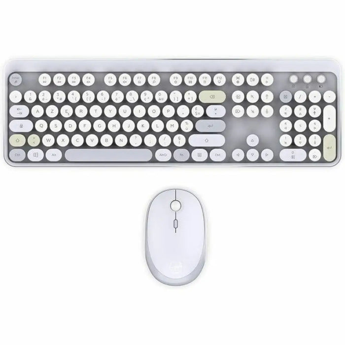 Клавиатура с мишка Mobility Lab Modelo ergonómico Сив AZERTY