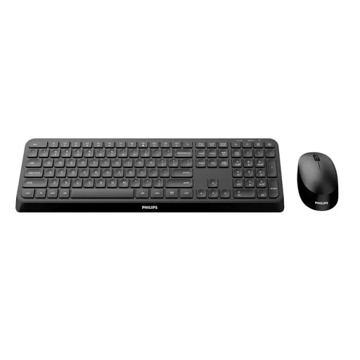 Клавиатура с мишка Philips SPT6307B/16 Черен QWERTY