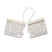 Клавиатура с мишка R-Go RGOSBESWLWH Бял испански QWERTY