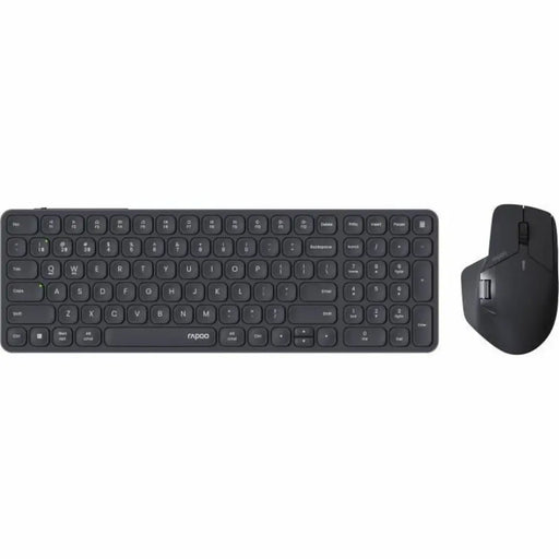 Клавиатура с мишка Rapoo 9760M Сив AZERTY
