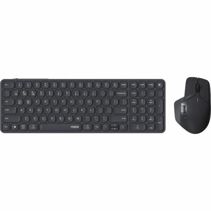 Клавиатура с мишка Rapoo 9760M Сив AZERTY