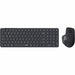 Клавиатура с мишка Rapoo 9760M Сив AZERTY