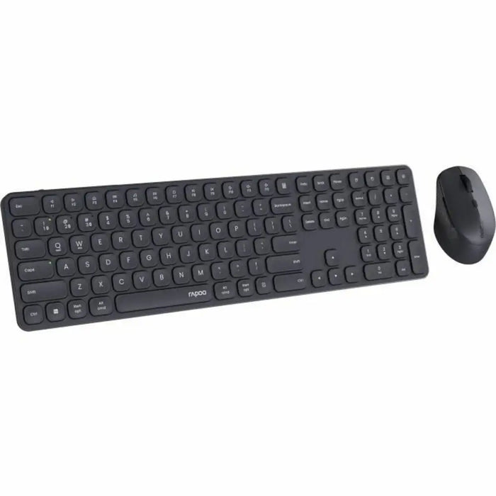 Клавиатура с мишка Rapoo 9810M Сив AZERTY