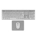 Клавиатура с мишка Tacens 6ZENITHWES Бял Испанска Qwerty (3