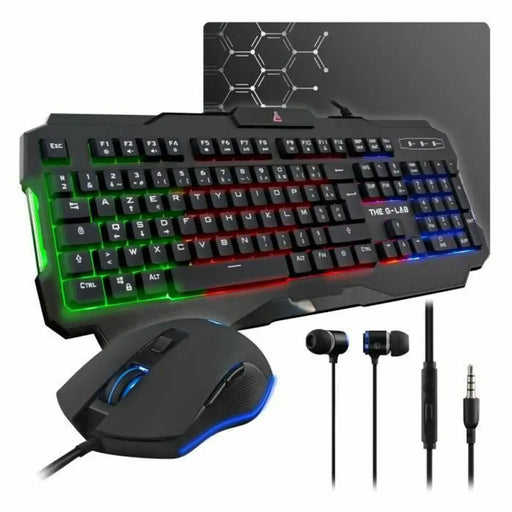 Клавиатура с мишка The G Lab Azerty френски