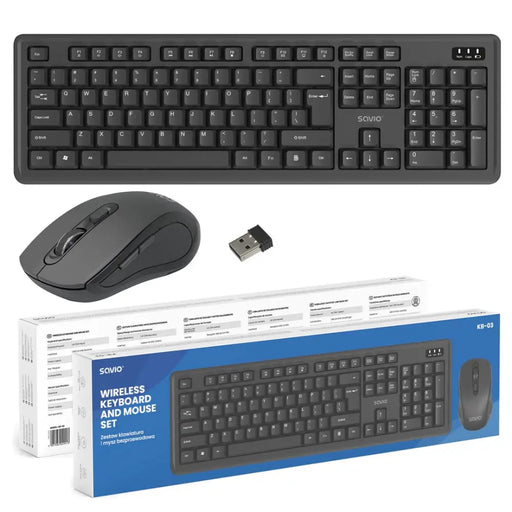 Клавиатура Savio KB-03 Включена мишка Home/Office USB