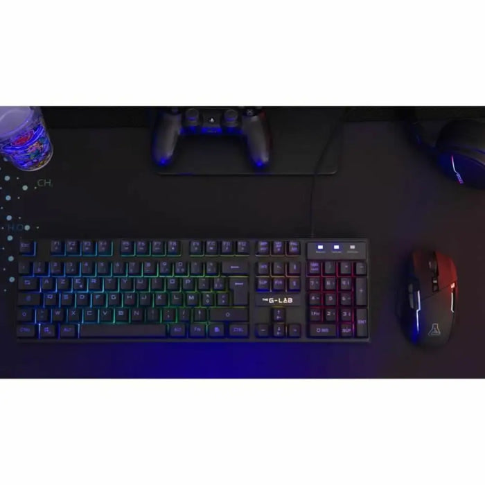 Клавиатура The G-Lab Черен