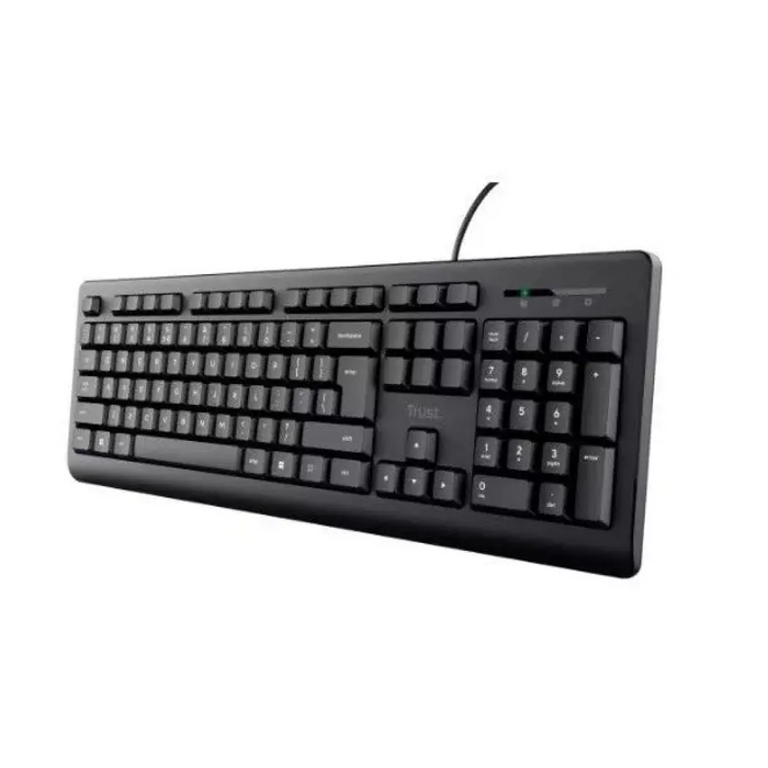 Клавиатура Trust Basics USB QWERTY US English Черна