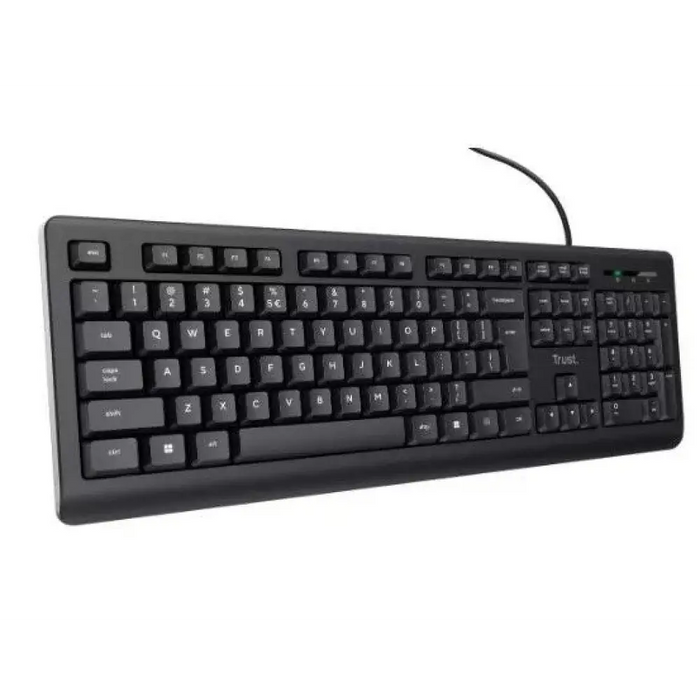 Клавиатура Trust Basics USB QWERTY US English Черна