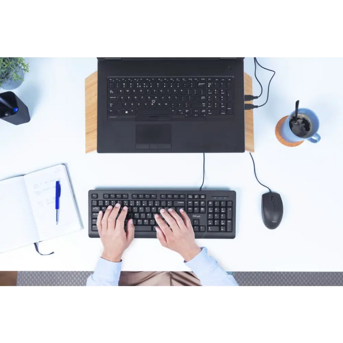 Клавиатура Trust Primo USB QWERTY US English Черна