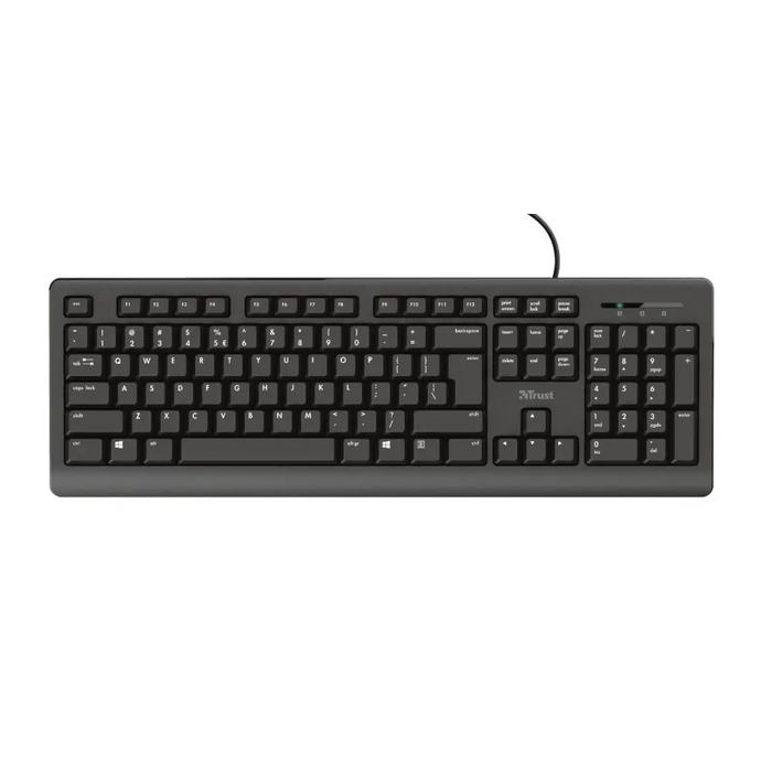 Клавиатура Trust Primo USB QWERTY US English Черна