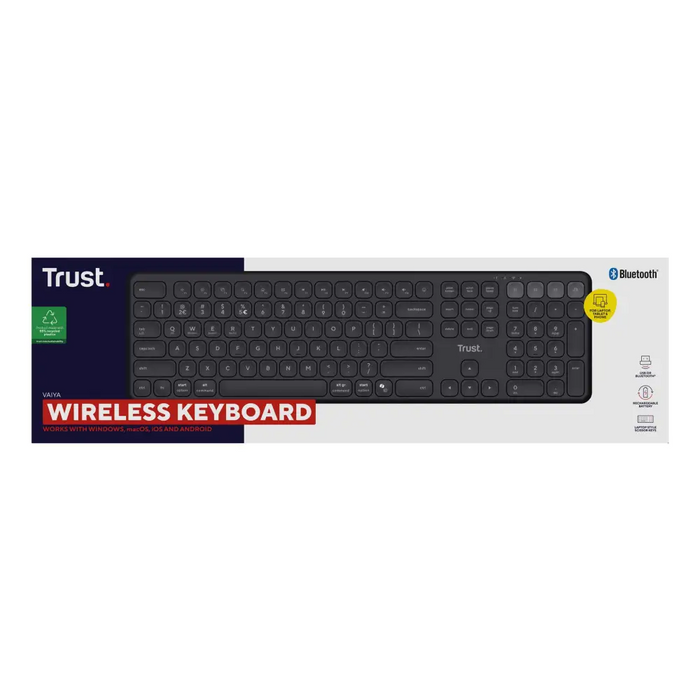 Клавиатура Trust Vaiya Universal USB + RF Wireless