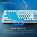 Клавиатура Turtle Beach Vulcan II Бял Azerty френски