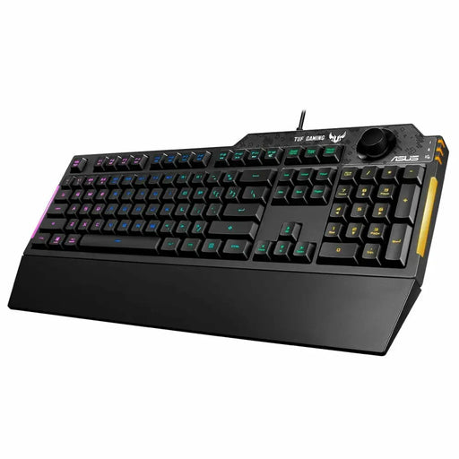 Клавиатура за игри Asus TUF Gaming K1 Испанска Qwerty Черен