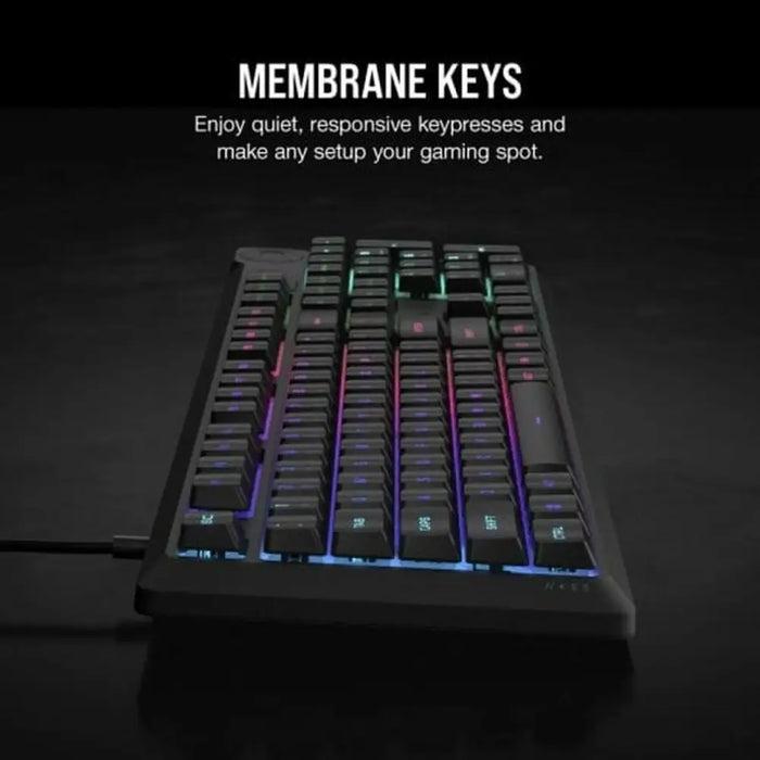 Клавиатура за игри Corsair K55 CORE Черен